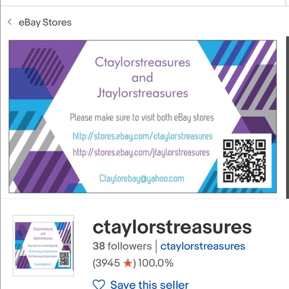https://www.ebay.com/str/ctaylorstreasures - Picture 1 of 1